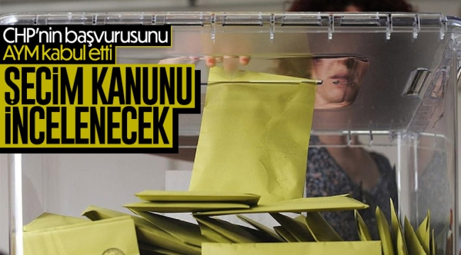AYM seçim kanunu itirazını kabul etti 