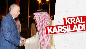 Cumhurbaşkanı Erdoğan, Suudi Arabistan'da 