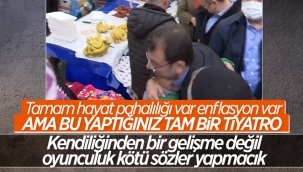 Ekrem İmamoğlu, Arnavutköy semt pazarında 