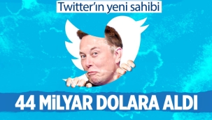 Elon Musk, Twitter'ı satın aldı 