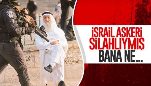 Filistinlilerden İsrail askerlerine direniş 