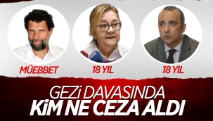 Gezi davasında açıklanan cezalar 