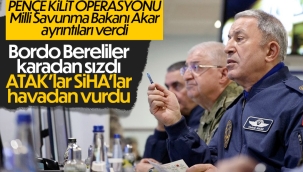 Hulusi Akar: Pençe Kilit operasyonu başlatıldı 