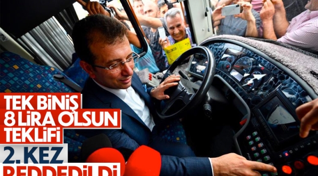 İstanbul'da ulaşıma zam teklifi bir kez daha reddedildi 