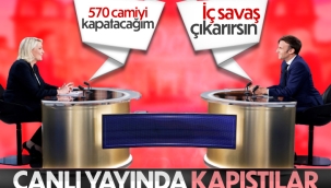 Macron ve Le Pen canlı yayında kozlarını paylaştı 