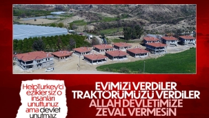 Manavgatlı yangın mağdurlarına müjde: Evler tamamlanmak üzere 
