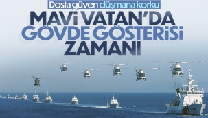 Mavi Vatan 2022 Tatbikatı 3 denizde devam ediyor