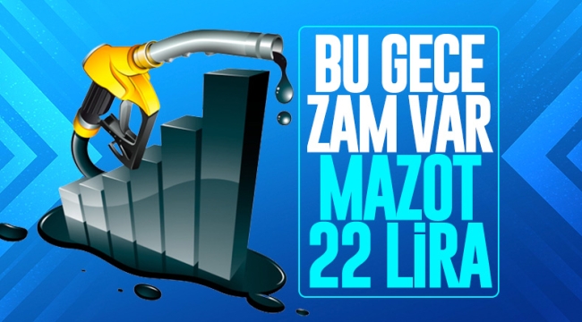 Motorine bir zam daha 