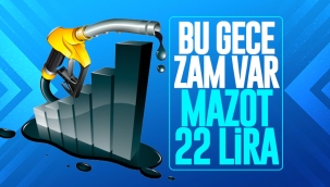 Motorine bir zam daha 