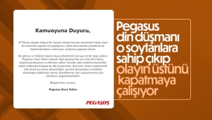 Pegasus, Kadir gecesi yapılan alkollü alemle ilgili açıklama yaptı 