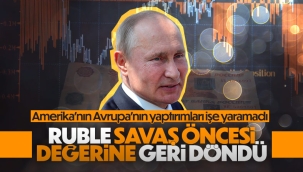 Rus rublesi, dolar karşısında kayıplarını telafi etti 