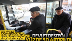 Şehir içinde ücretsiz yolculuk için araçlara yapılan destek artırıldı 