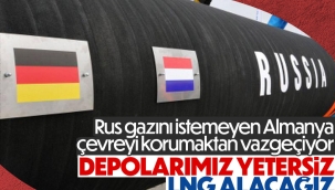 Almanya: Rusya gazı kesebilir, LNG'ye geçeceğiz 