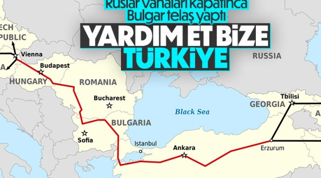 Bulgaristan, doğalgaz sıkıntısına karşı Türkiye'den yardım istiyor 