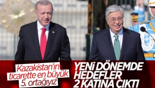 Kazakistan Cumhurbaşkanı Tokayev Ankara'da 
