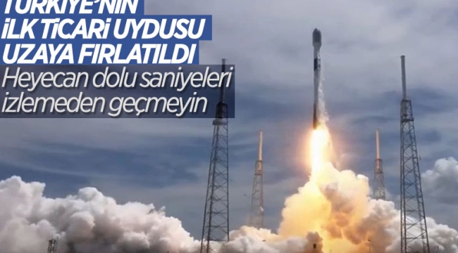 Türkiye'nin ilk ticari uydusu Plan-S fırlatıldı 