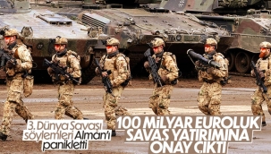 Almanya'da 100 milyar euroluk askeri harcamaya onay çıktı 