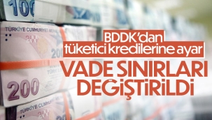 BDDK'dan tüketici kredilerinin vadelerinde sınırlandırma