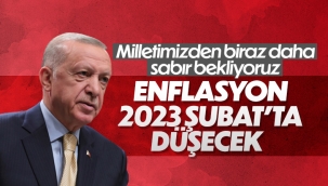 Cumhurbaşkanı Erdoğan, enflasyonda düşüş için tarih verdi