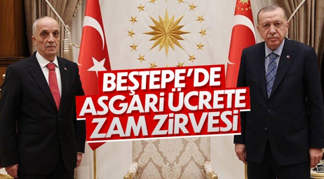 Cumhurbaşkanı Erdoğan, TÜRK-İŞ Başkanı Atalay'ı kabul etti