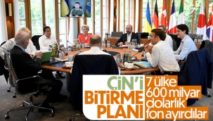 G7 liderlerinden, Çin'in Kuşak ve Yol girişimine karşı 600 milyar dolarlık plan