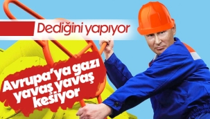 Gazprom, Avrupa'ya doğalgazı giderek kısıyor 