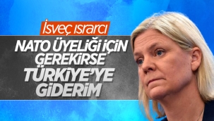  İsveç'ten NATO üyeliği açıklaması: Türkiye ile görüşmeler devam edecek Başbakan Andersson, NATO'ya üyelik konusunda Türkiye ile çeşitli düzeylerde görüşmelerin devam edeceğini ifade etti