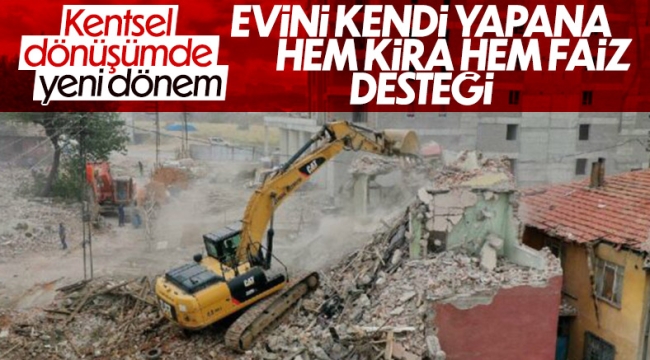 Kentsel dönüşümde yeni döneme geçiliyor