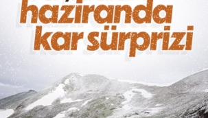 Rize'de Tahpur Yaylası beyaza büründü