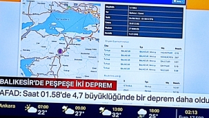 Son Dakika Balıkesir'de 2 deprem ardı adına oldu 4.1 4.7 