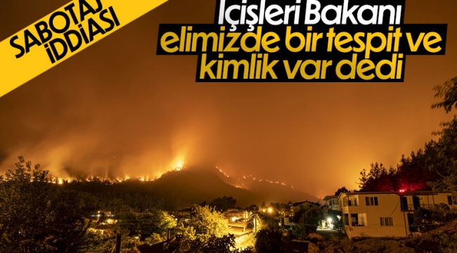 Süleyman Soylu: Yangın çıkışıyla ilgili elimizde bir isim var