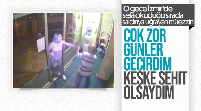 15 Temmuz'da darbedilen müezzin: Çok zor günler geçirdim15 Temmuz 2016'da sela okuduğu için 3 kişi tarafından darbedilen Müezzin Mehmet Kuzgun, "Büyük darbe aldım ve 15 gün boyunca çok zor günler geçirdim" dedi.
