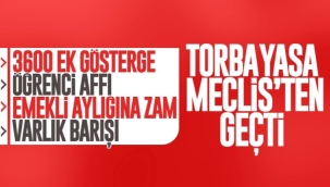 3600 ek gösterge ve öğrenci affı yasa teklifi TBMM'den geçti