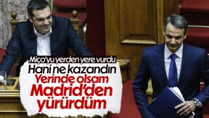 Çipras'tan Miçotakis'e: Başbakan ben olsam Madrid'den yürüyerek dönerdim