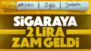 Sigaraya bir zam daha geldi