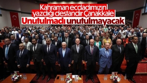 Türk Dünyası Parlamenterler Vakfı'ndan Çanakkale şehitlerimize vefa