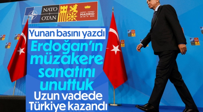 Yunan basını: Erdoğan, uluslararası müzakere sanatını gösterdi
