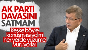 Ahmet Davutoğlu, AK Parti kongresindeki veda konuşmasına değindi