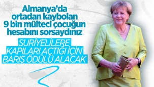 Almanya'nın kapılarını mültecilere açan Merkel'e UNESCO Barış Ödülü