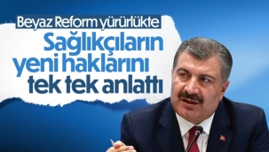Fahrettin Koca: Sağlık çalışanları için bir reform gerçekleştirildi