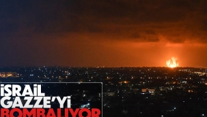 İsrail, abluka altındaki Gazze Şeridi'ni bombaladı
