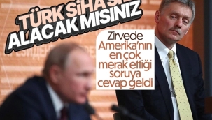 Kremlin Sözcüsü Peskov: Görüşmede Bayraktar SİHA konusu açılmadı