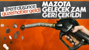 Motorine yapılan 1 lira 26 kuruşluk zam geri çekildi