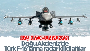 Yunan uçaklarından Türk F-16'larına taciz