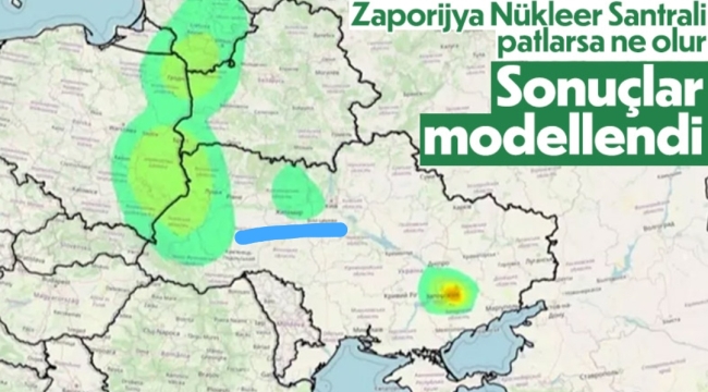 Zaporijya Nükleer Santrali'nde olası bir kazanın sonuçları modellendi