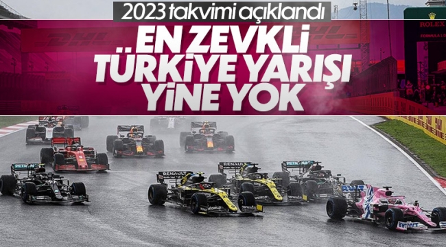 Formula 1, 2023 yarış takvimi açıklandı