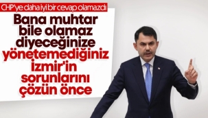 Murat Kurum'dan Özgür Özel'e yanıt: Millete parmak sallamayı bırakın