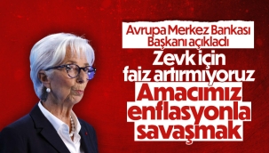 Faizi zevk için artırmadık