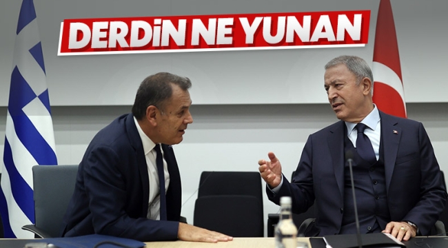 Hulusi Akar, Yunan mevkidaşı Panagiotopoulos ile görüştü