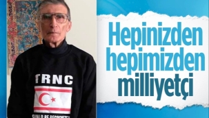 Prof. Dr. Aziz Sancar, 'KKTC Tanınmalı' tişörtünü giydi